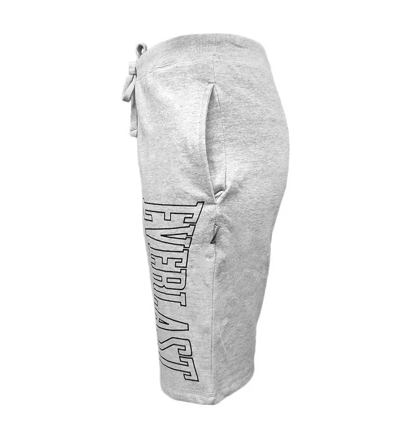 5 x Everlast Men Grey Brushback Sweat Shorts