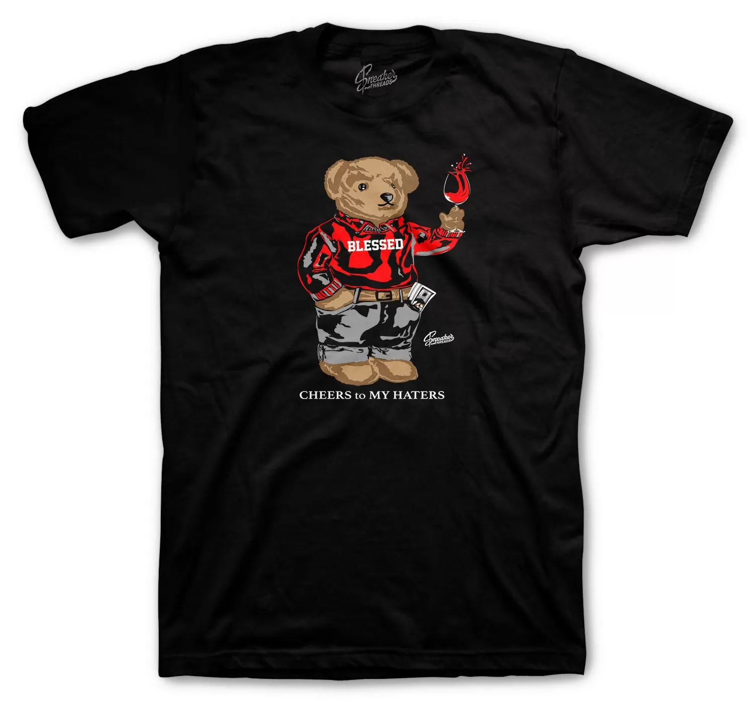 700 Black Shirt - Cheers Bear - Black