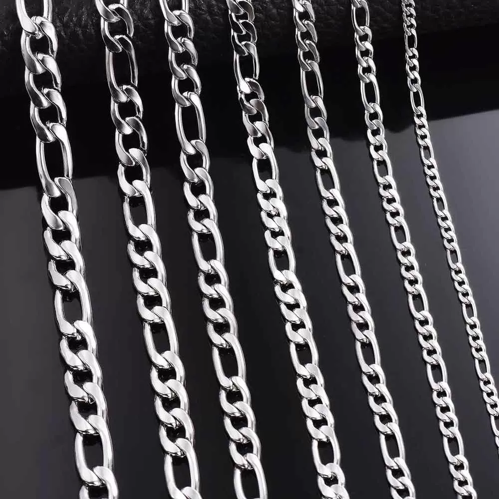 7.5/10/11.5mm Figaro chain