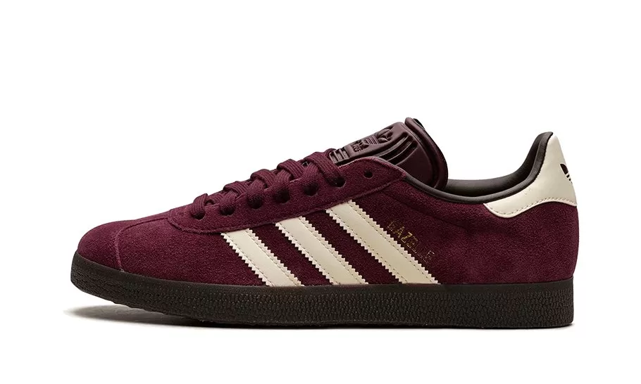 Adidas Gazelle Maroon Chalk White