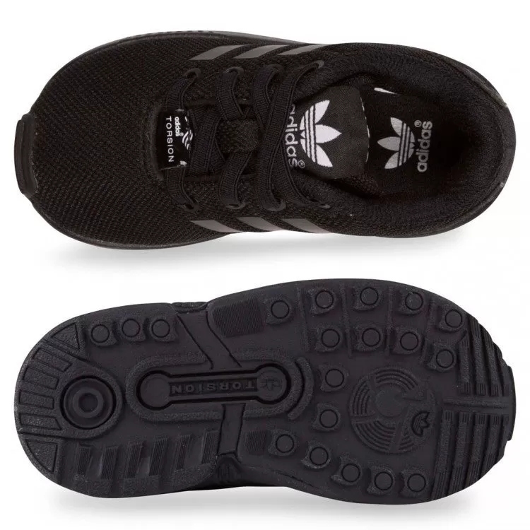 Adidas Originals Zx Flux El Infant Black Black Black AF6260