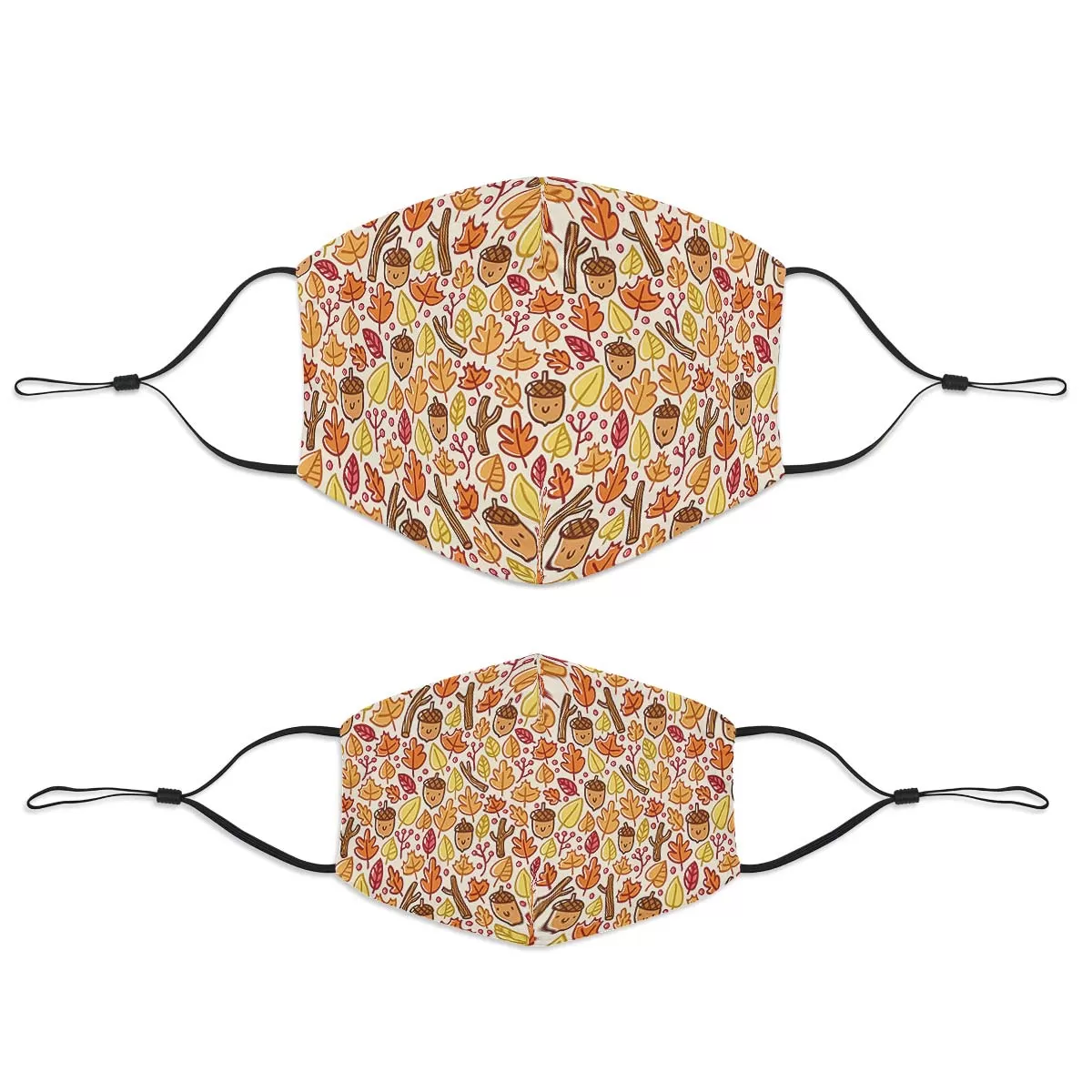 Adorable Autumn Pattern Face Cover