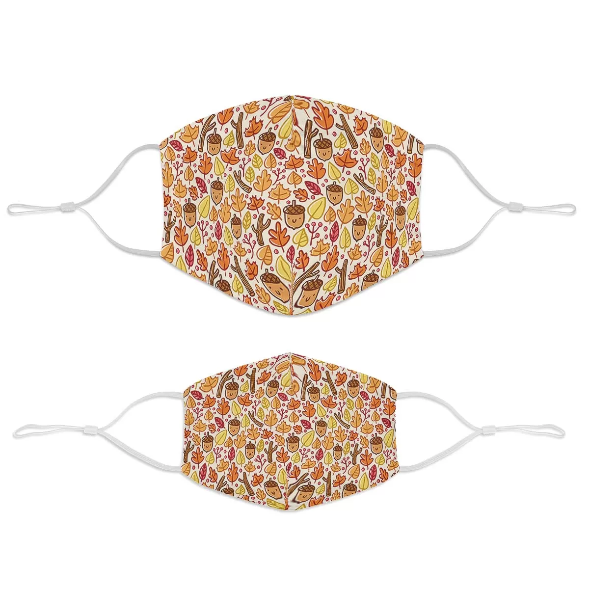 Adorable Autumn Pattern Face Cover