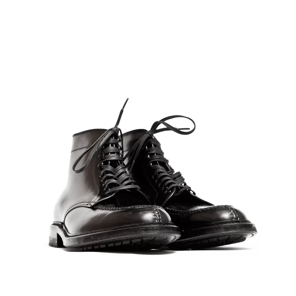 Alden Black Cordovan Tanker Boot with Commando Sole