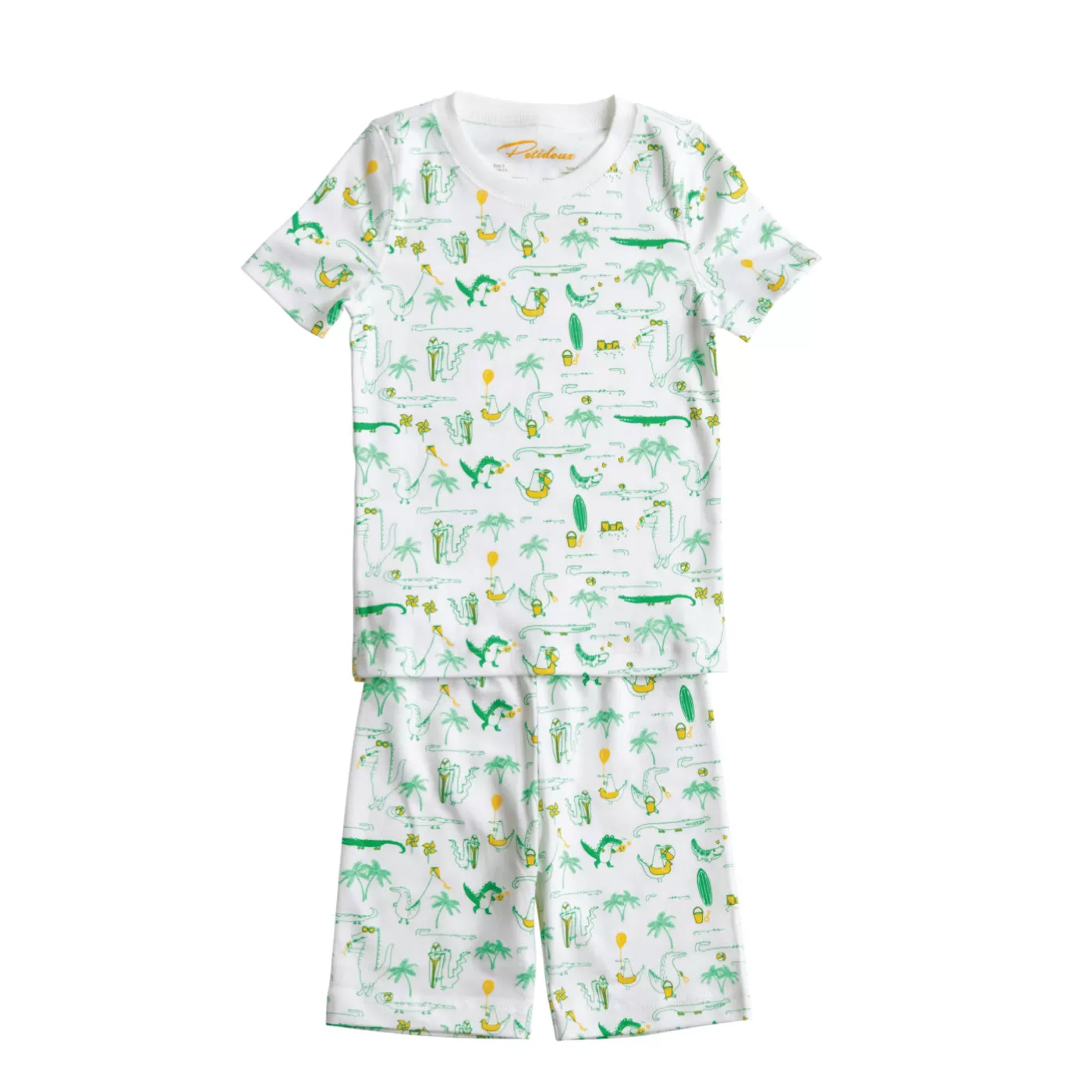 Alligators on Holiday Summer Pajamas