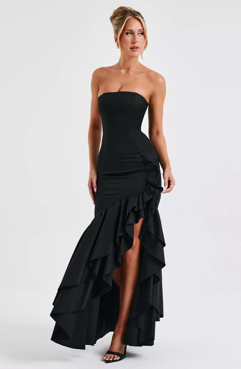 Angelina Maxi Dress - Black