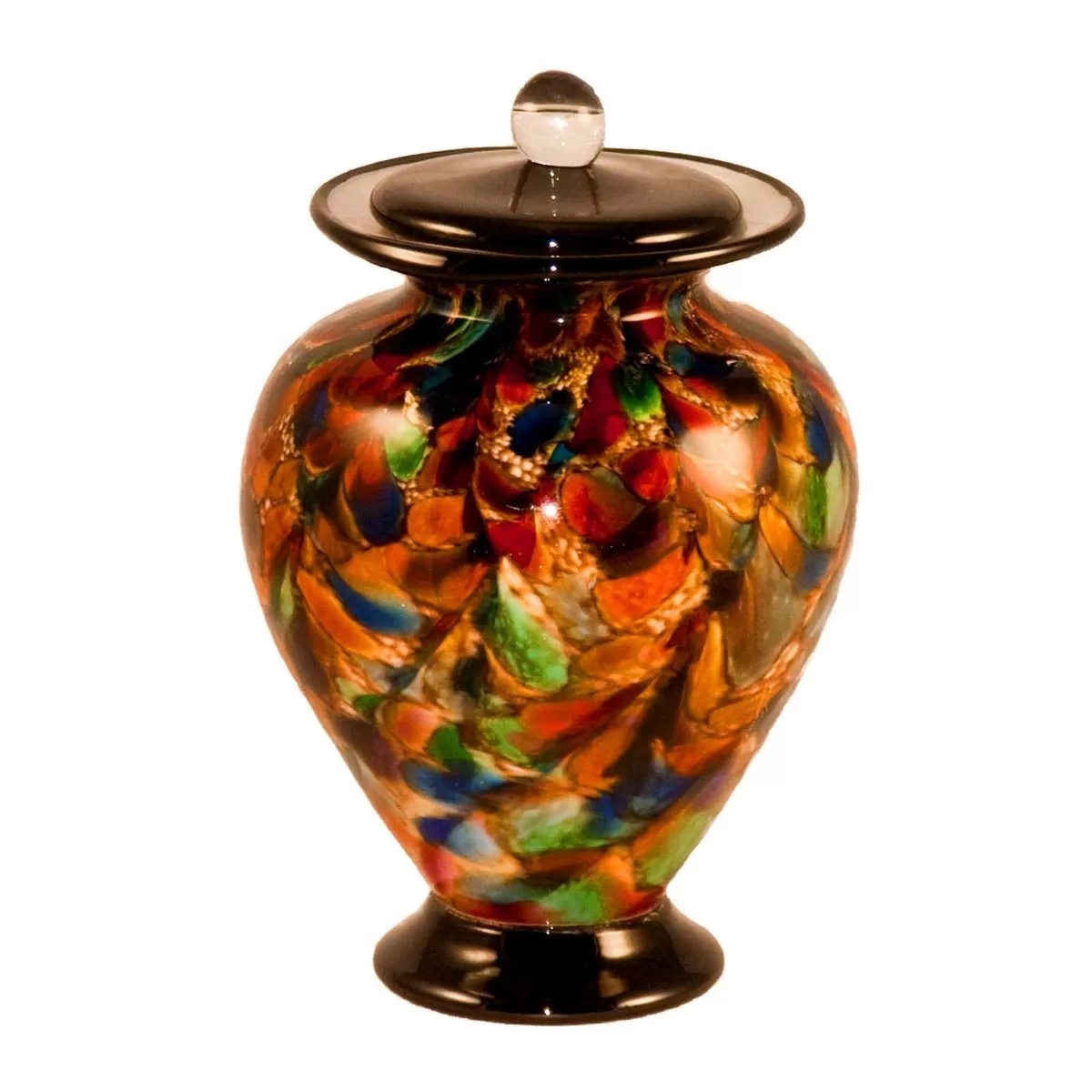 Autumn Amato Handblown Glass Urn