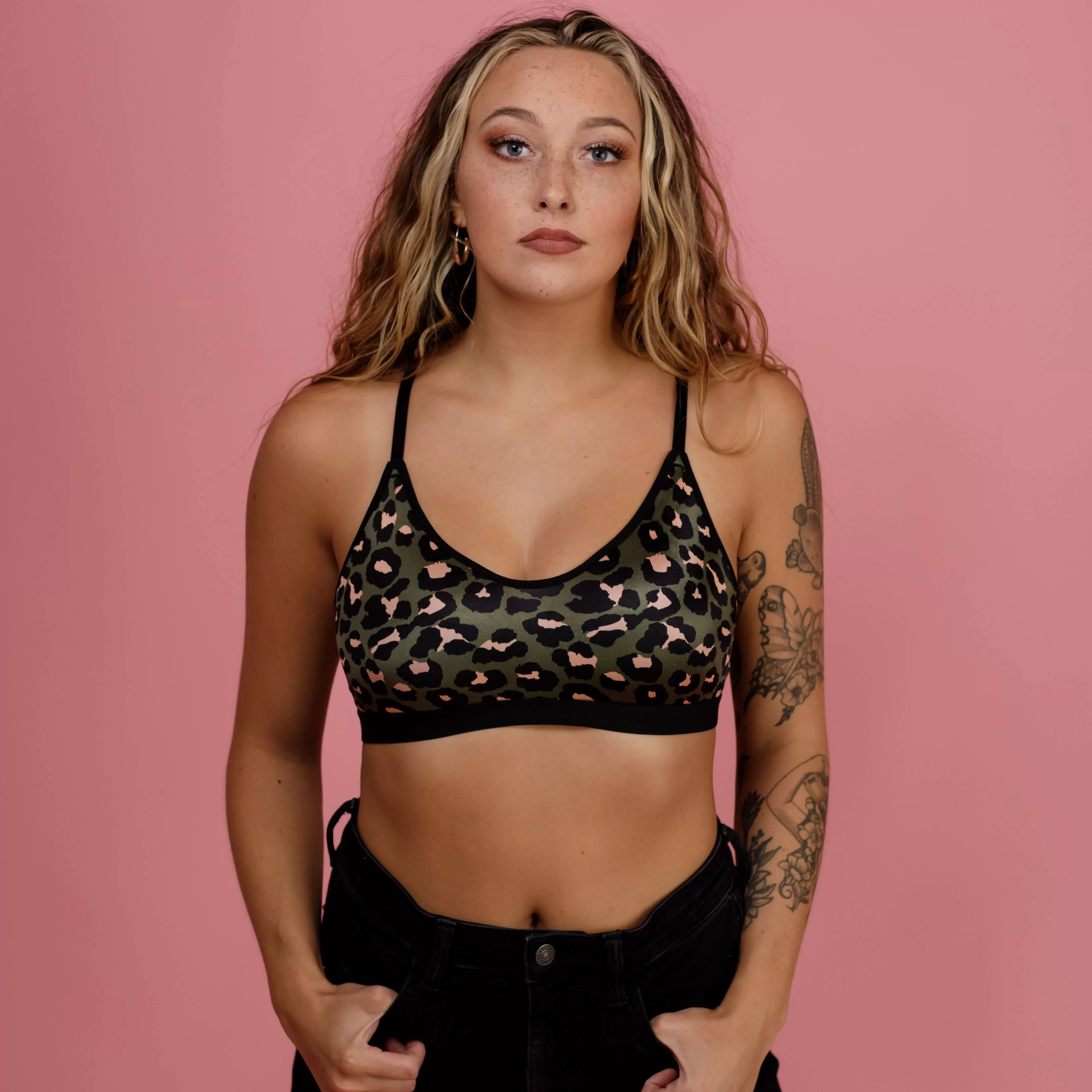 Autumn Leopard Bralette