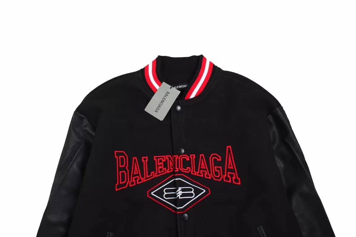 Balenciaga Black Varsity Jacket