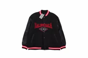 Balenciaga Black Varsity Jacket