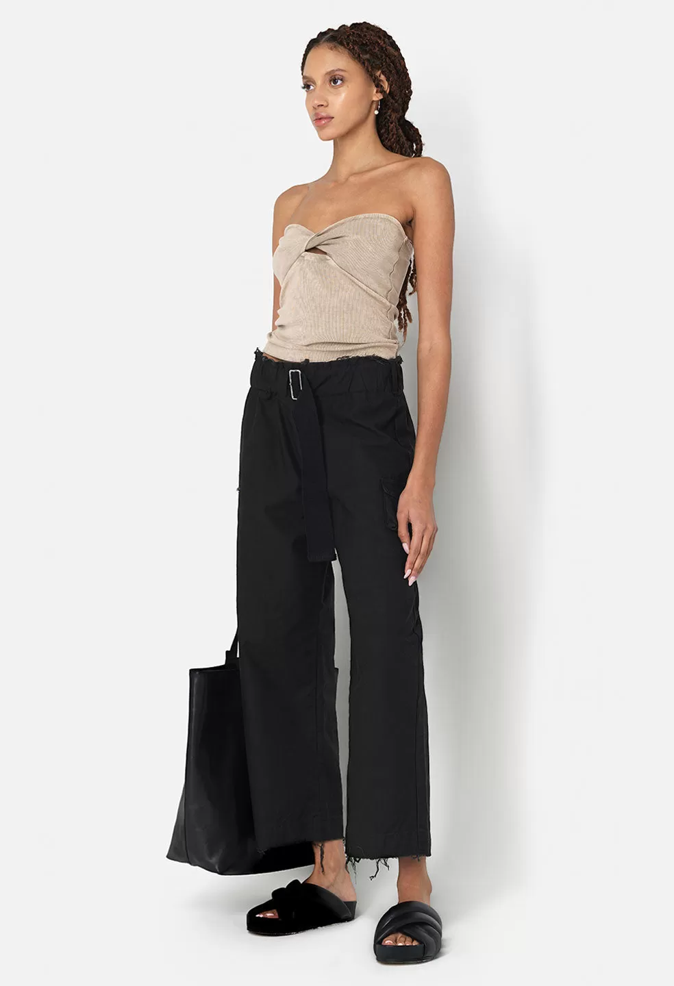 Belted Pant / Black