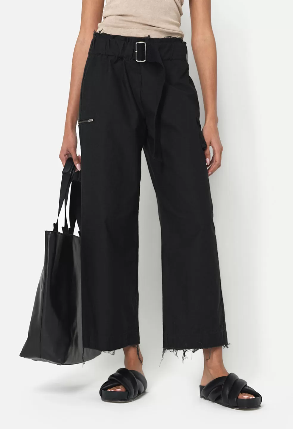 Belted Pant / Black