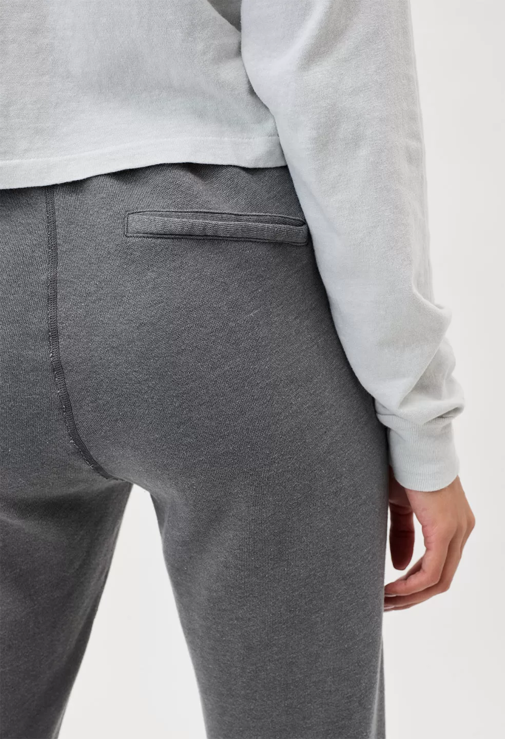 Belted Vintage Fleece Sweatpants / Eclipse