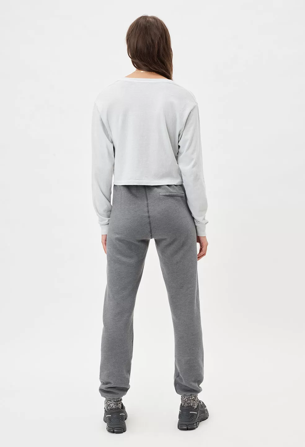 Belted Vintage Fleece Sweatpants / Eclipse