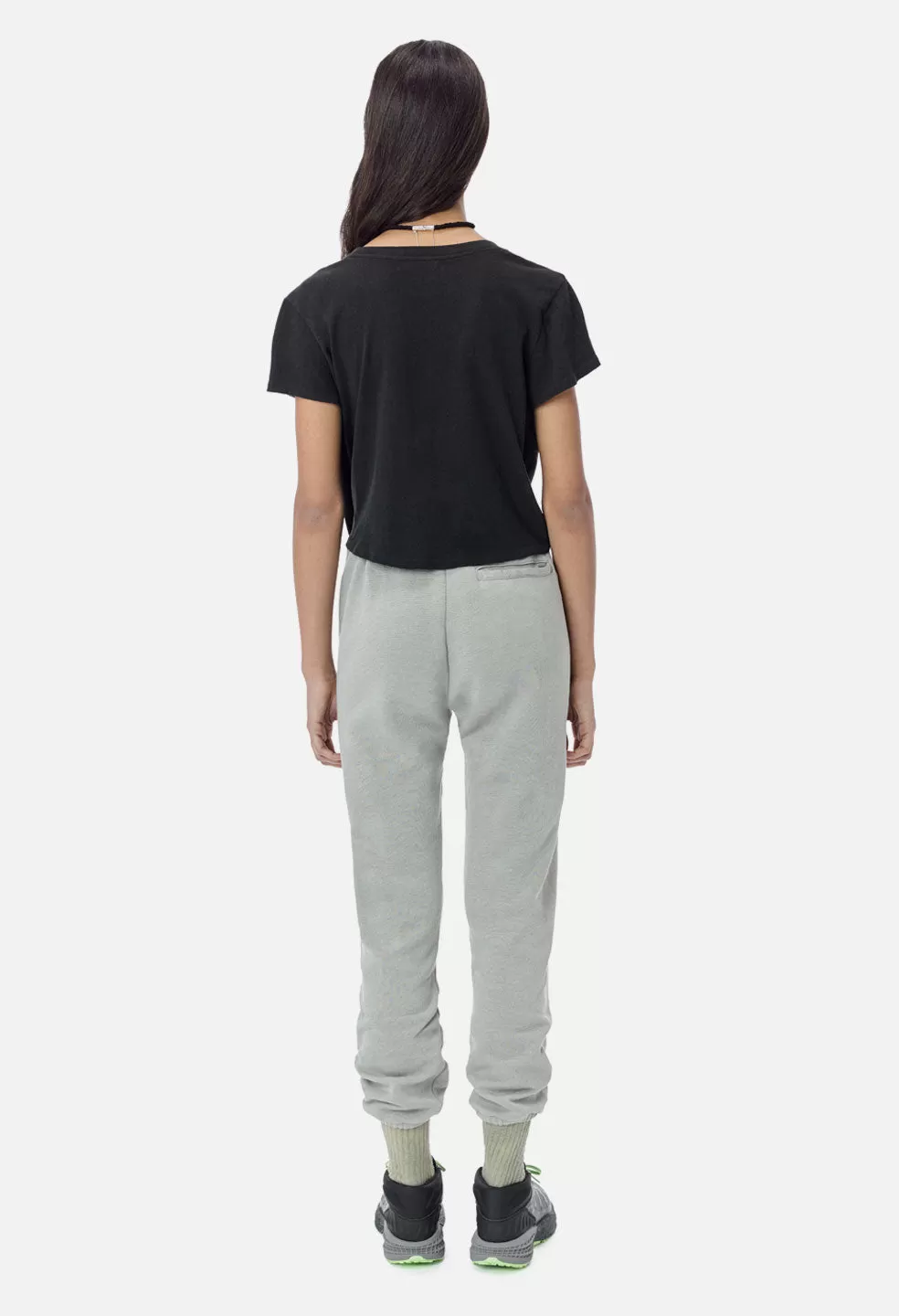 Belted Vintage Fleece Sweatpants / Plaster