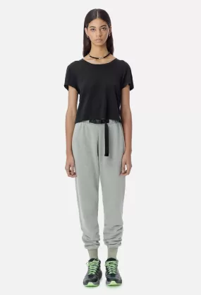 Belted Vintage Fleece Sweatpants / Plaster