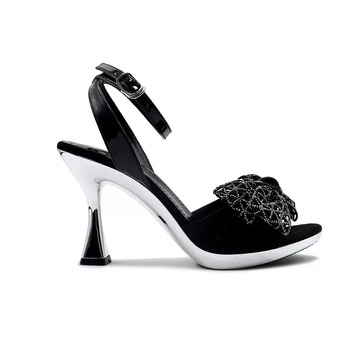 Black Bridal Sandal 066687