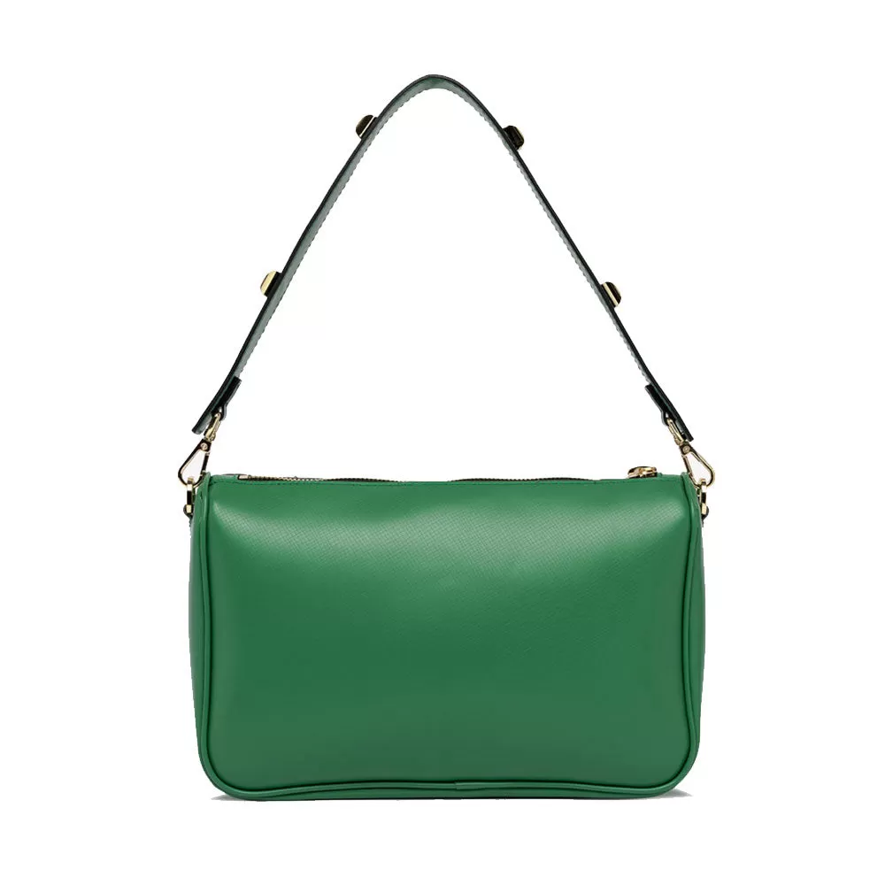 Borsa Donna a Spalla Media GUM linea Maxi Studs colore Grass - Verde