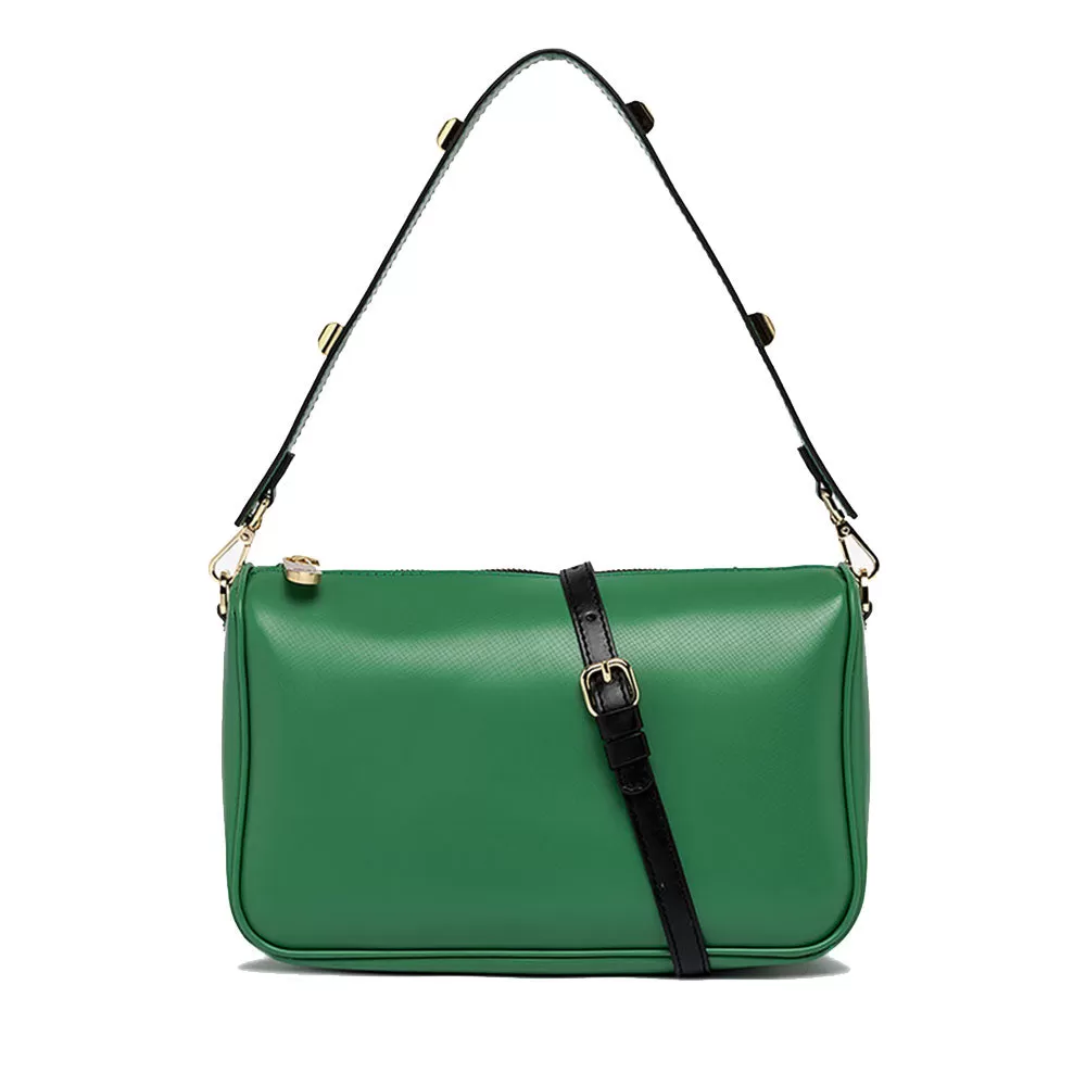 Borsa Donna a Spalla Media GUM linea Maxi Studs colore Grass - Verde