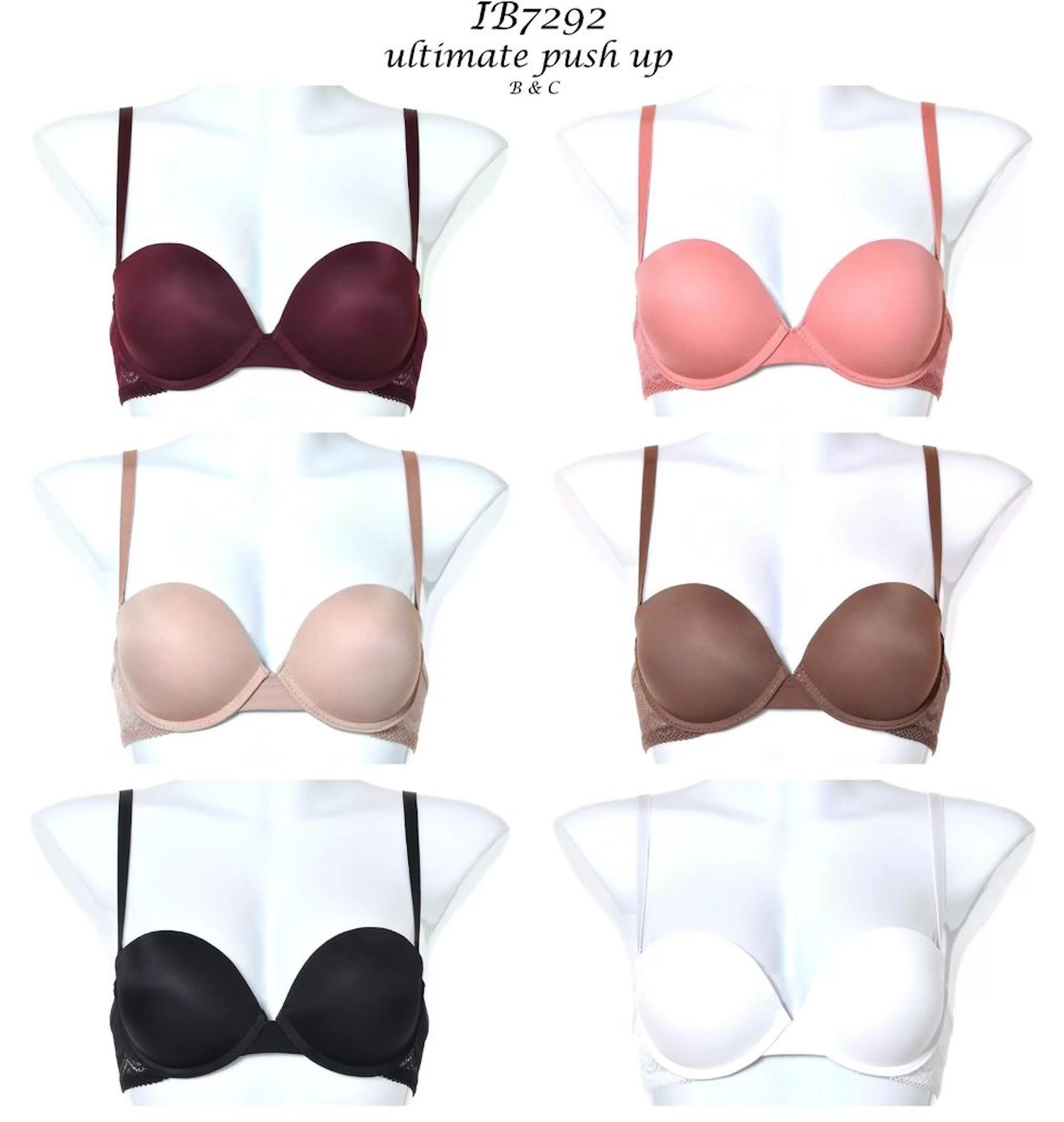 BRA STRAPLESS CON ENCAJE IB7292