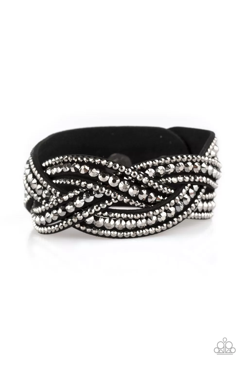 Bring On The Bling - Black Bracelet