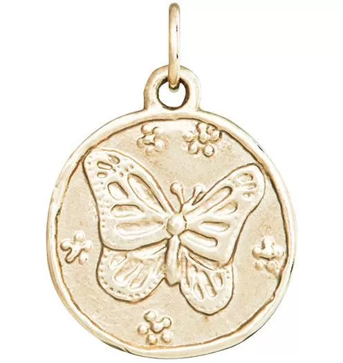 Butterfly Coin Charm