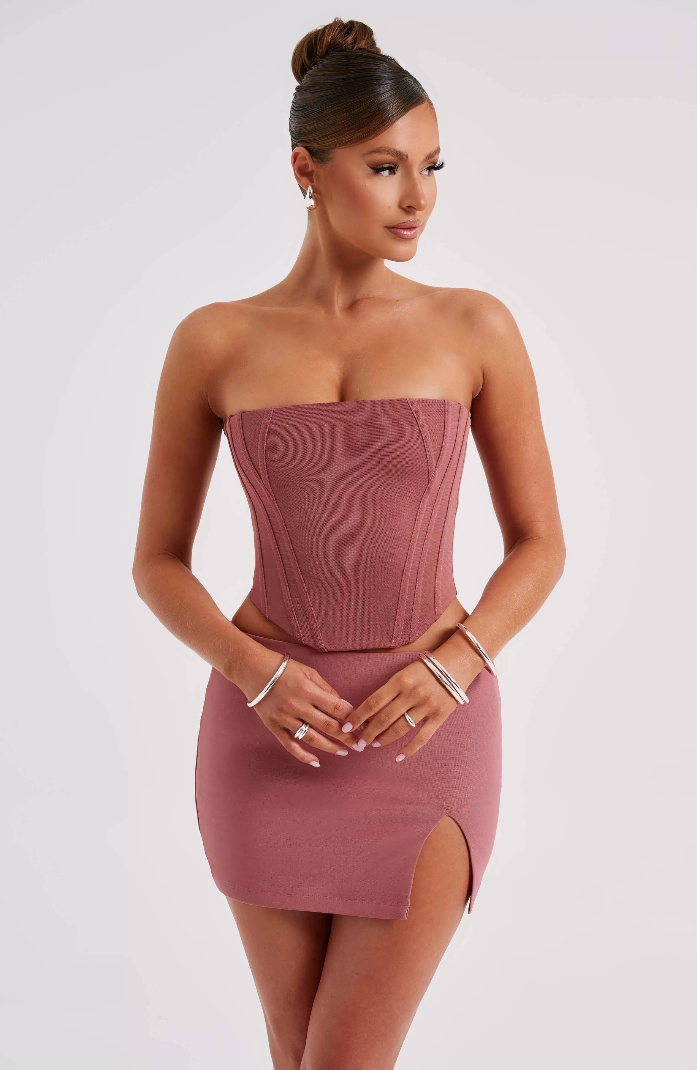 Cami Corset - Rose Pink