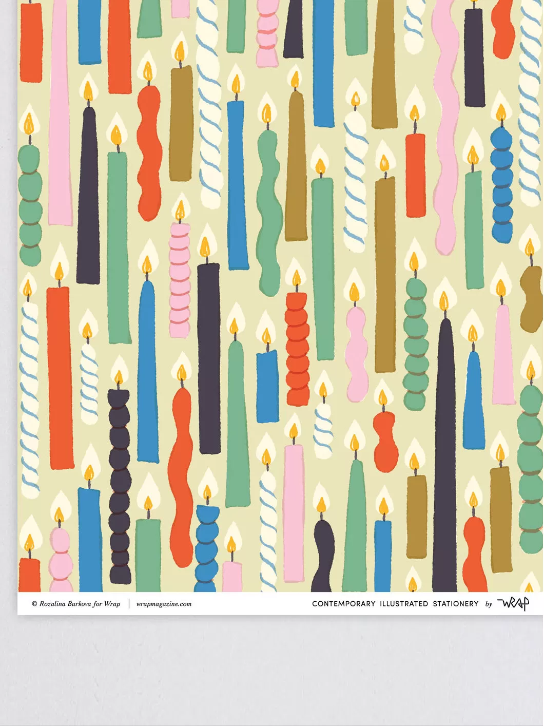 Candles Wrapping Paper