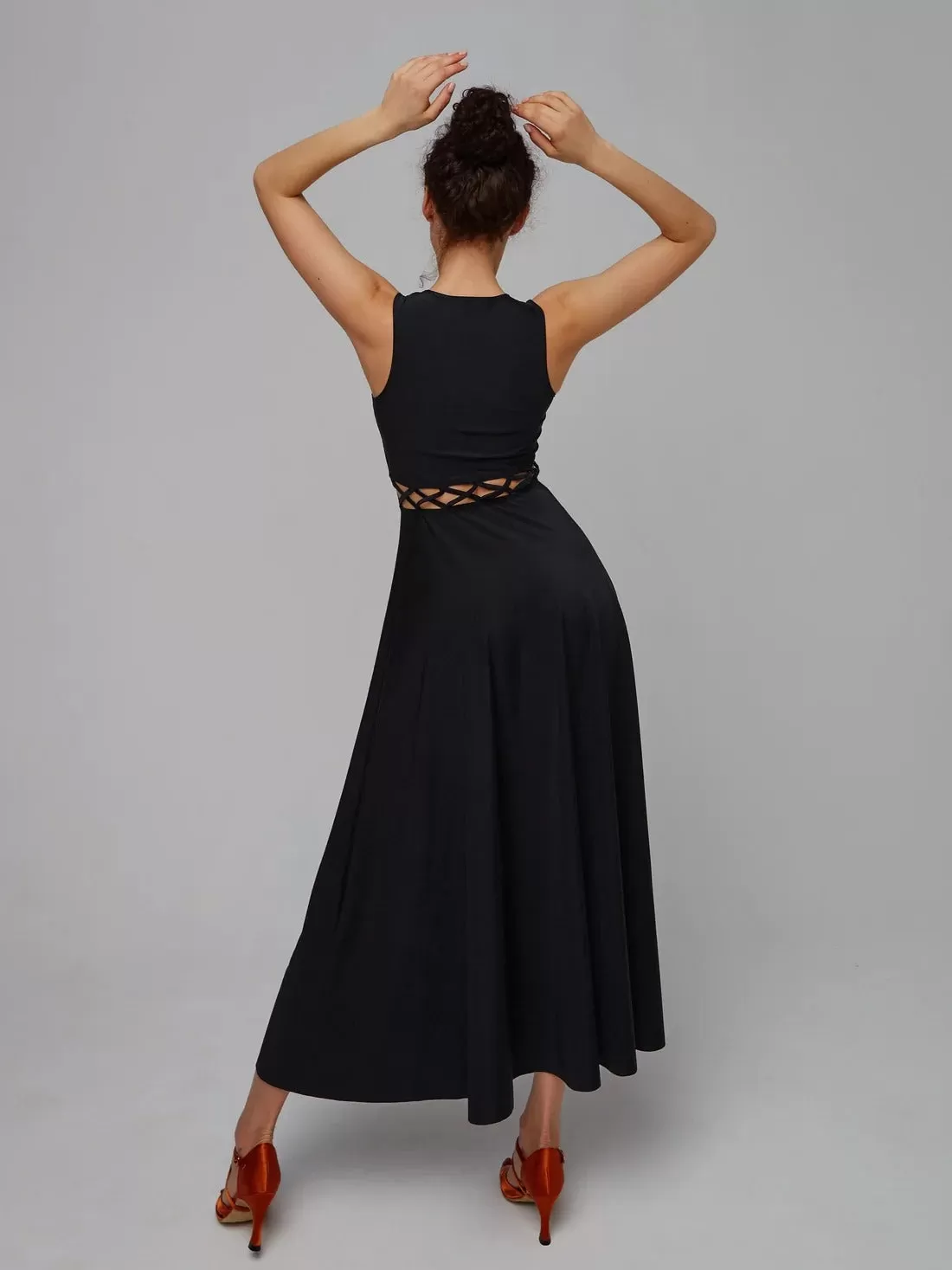 Chic Fitted Maxi Dance Dress