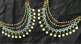 Cz Champaswaralu/Earchains By Asp Fashion Jewellery