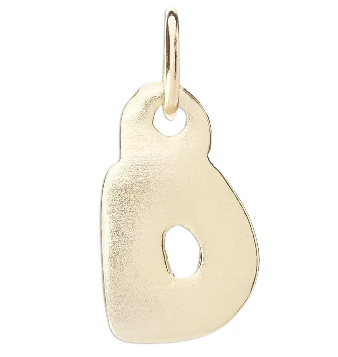 D Bubble Letter Charm