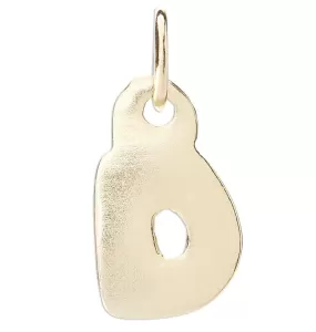 D Bubble Letter Charm