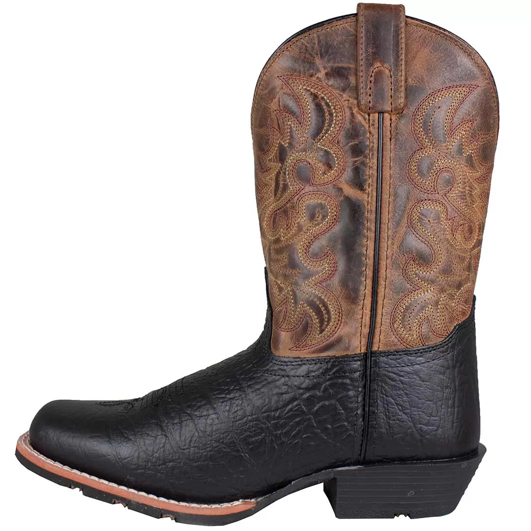 Dan Post Boys' Little River Square Toe Cowboy Boots