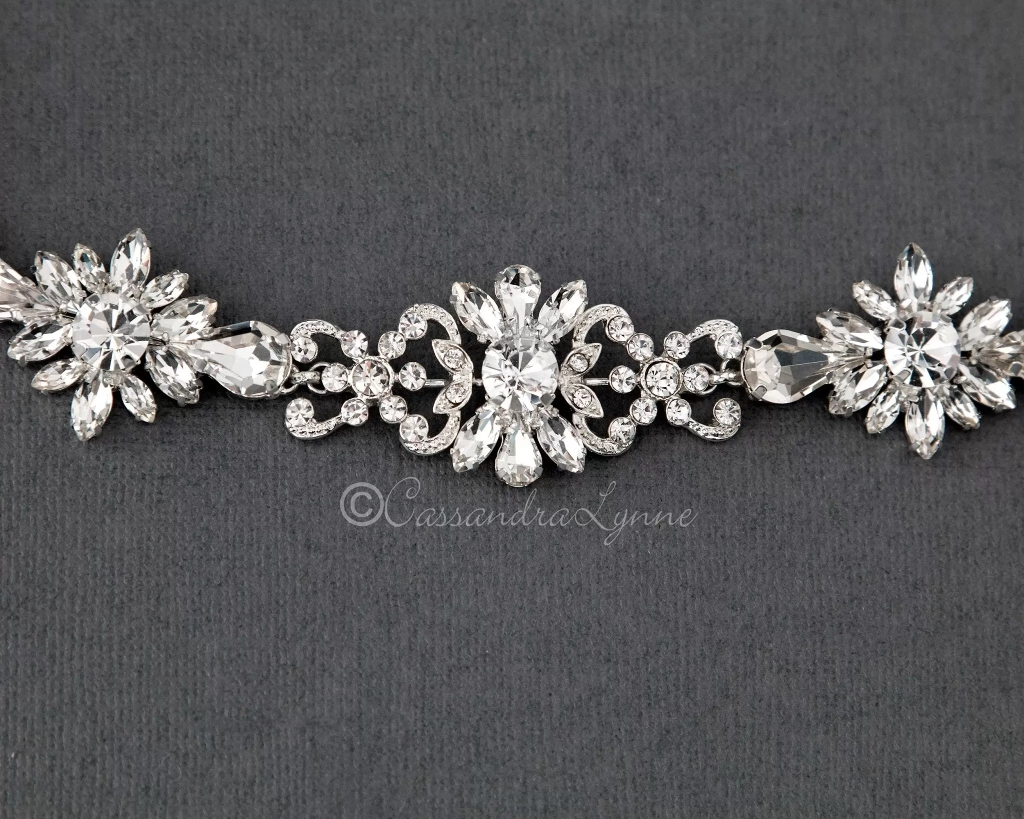 Elegant Crystal Wedding Headband