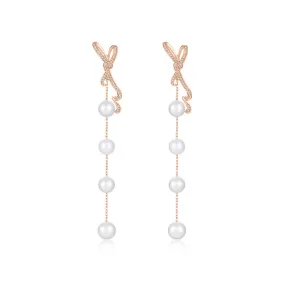 Elegant Freshwater Pearl Earrings WE00361