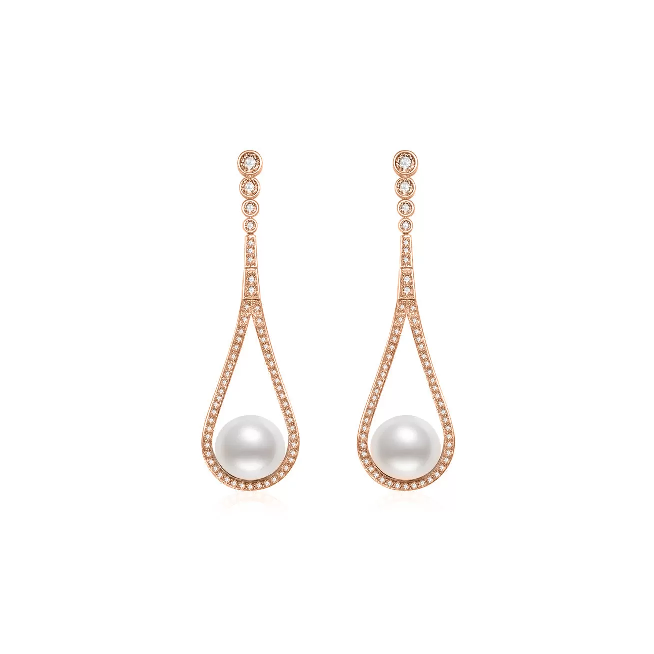 Elegant Freshwater Pearl Earrings WE00379