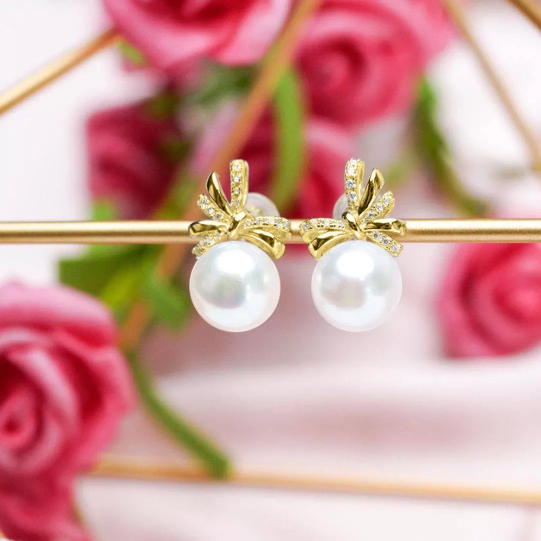 Elegant Freshwater Pearl Earrings WE00380