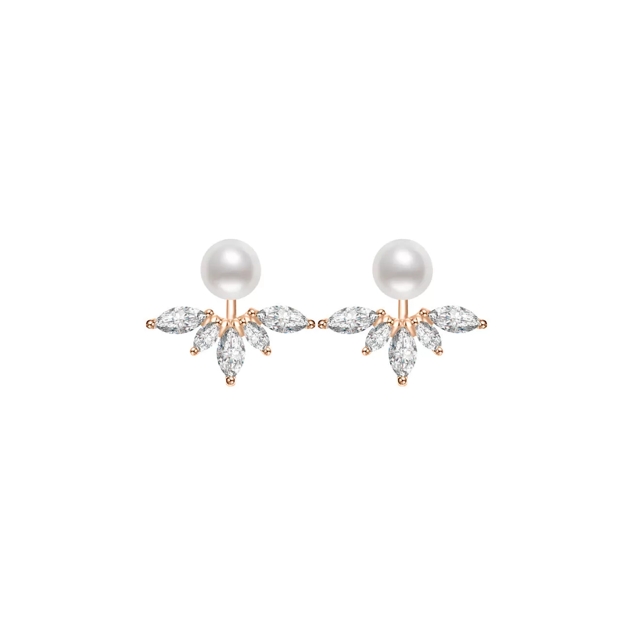 Elegant Freshwater Pearl Earrings WE00508