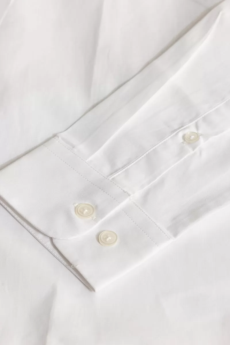 Elegant Monotone White Shirt