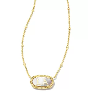 Elisa Louisiana Necklace in Gold Ivory Mother of Pearl by Kendra Scott