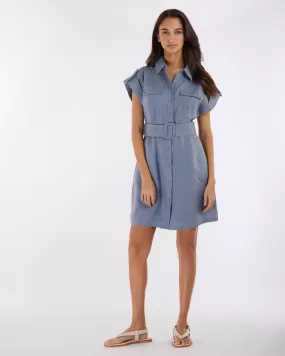 Esra Utility Mini Dress - Lazuli