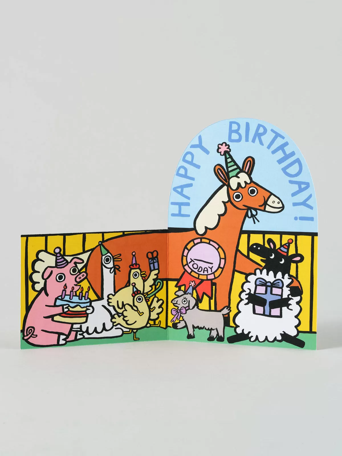 Farmyard Birthday Card