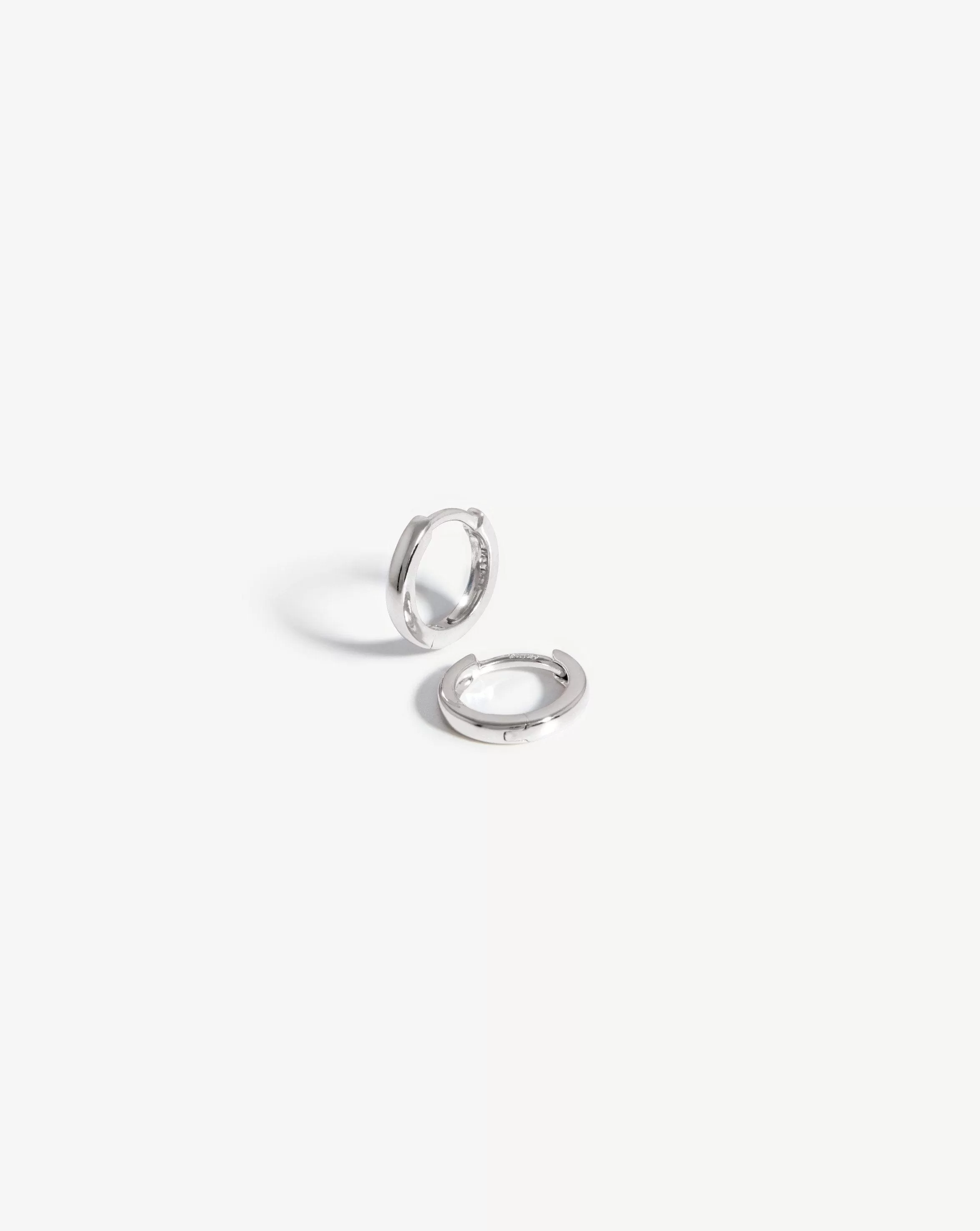 Fine Classic Huggies | 14ct White Gold