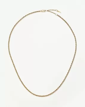 Fine Classic Rope Chain Necklace