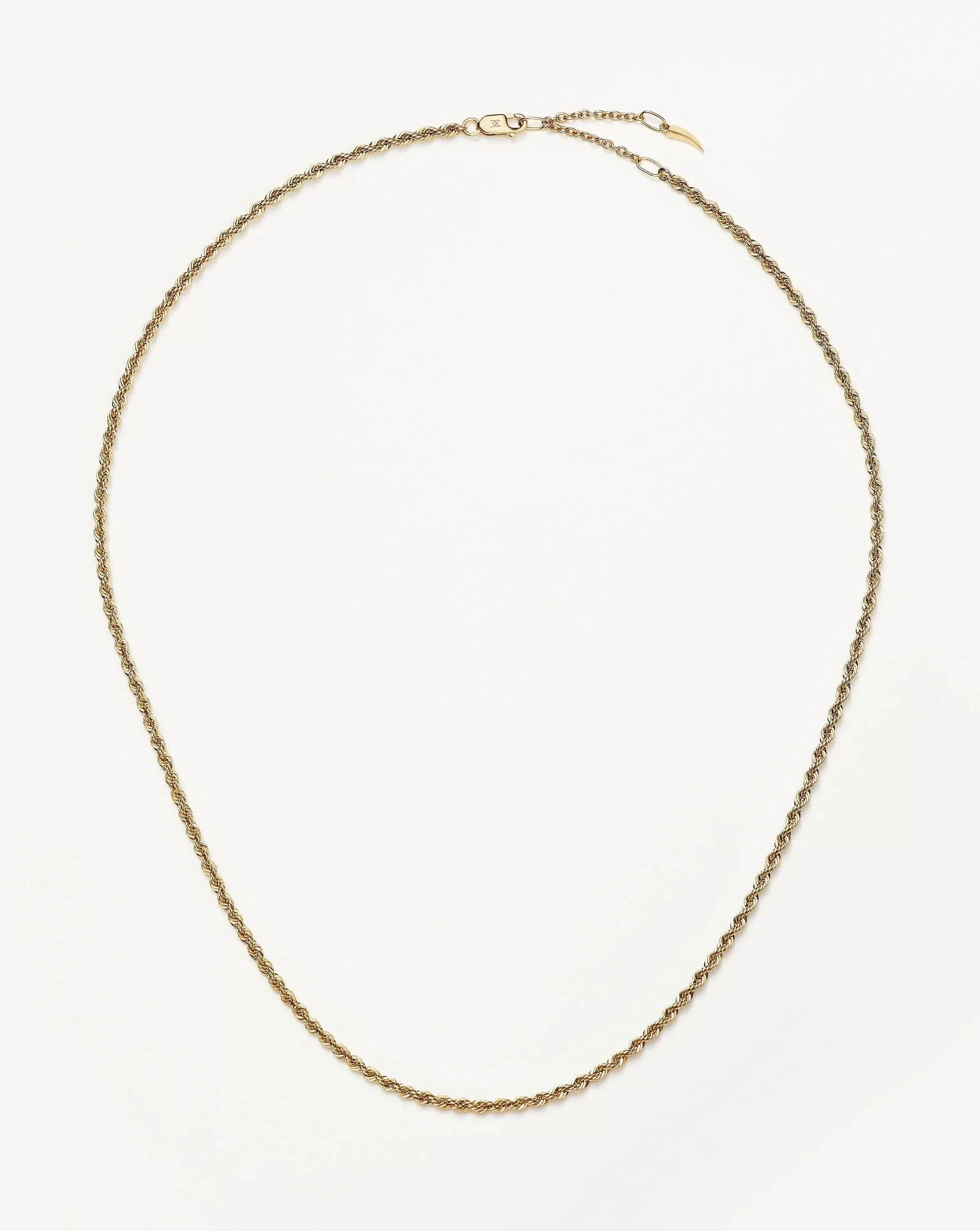 Fine Classic Rope Chain Necklace