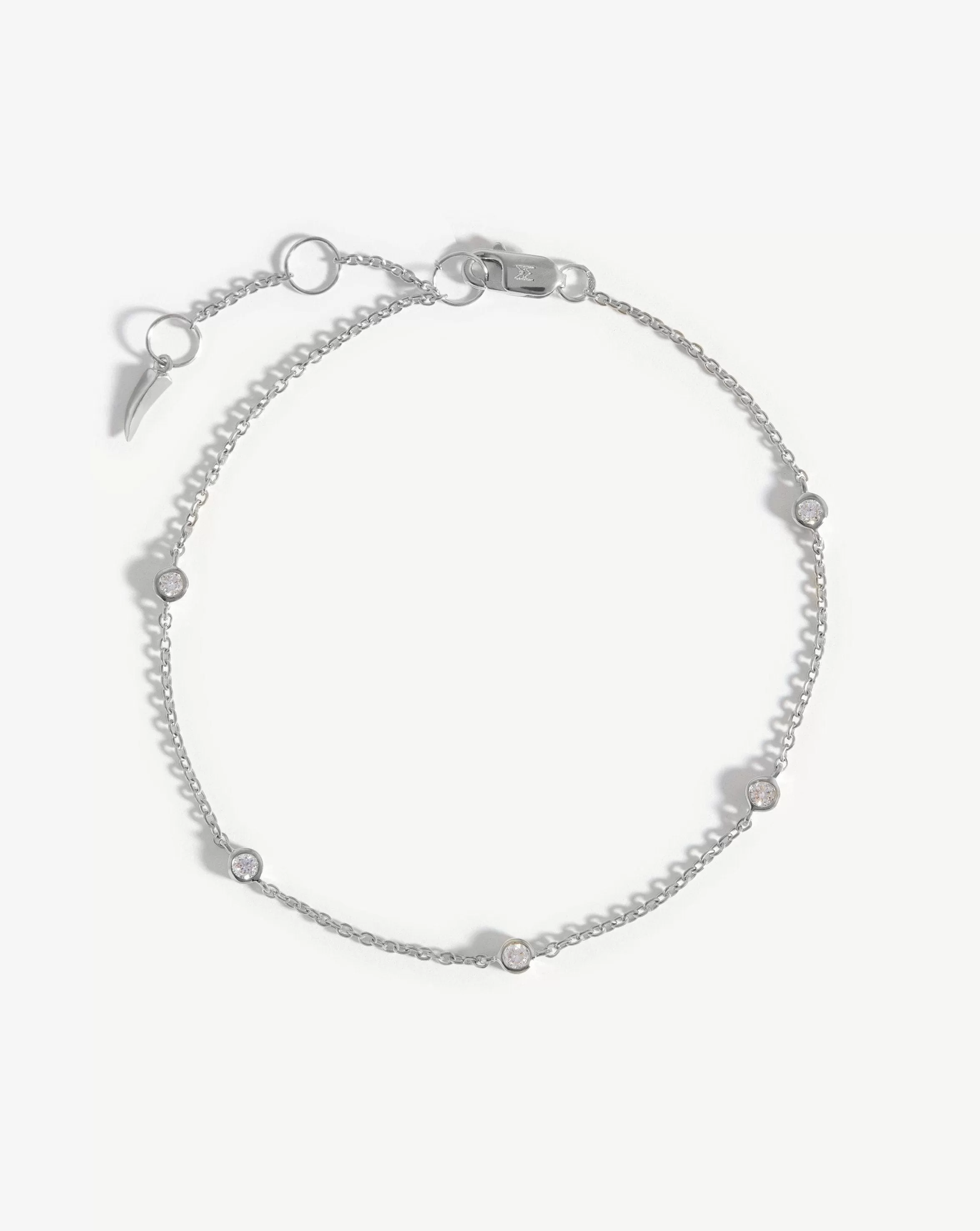 Fine Floating Diamond Bracelet