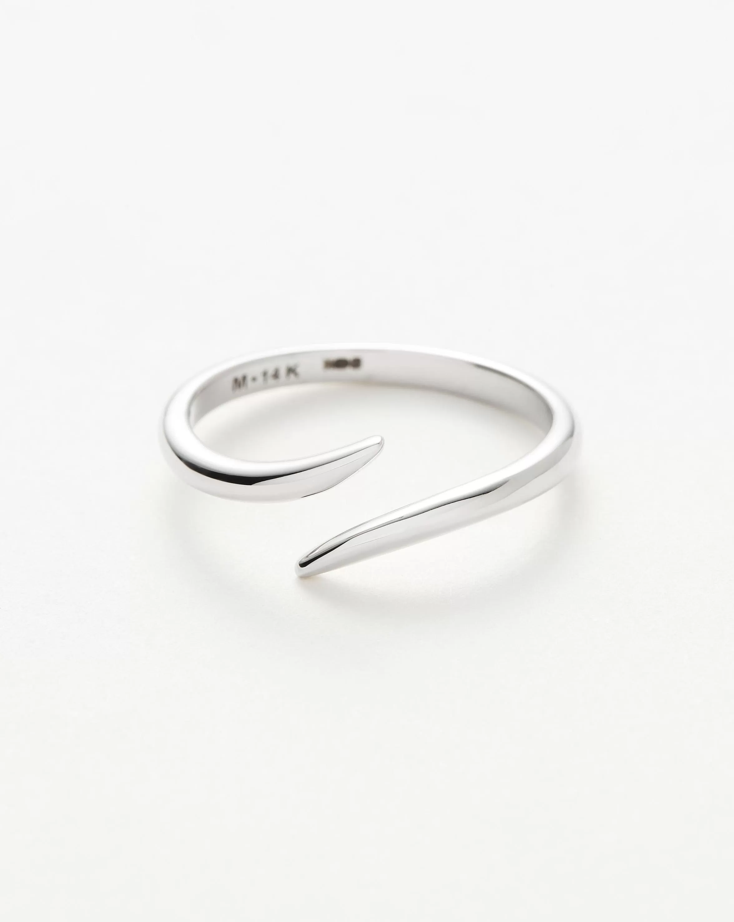 Fine Open Claw Ring | 14ct White Gold