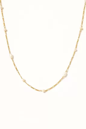 Fine Pearl Scatter Necklace