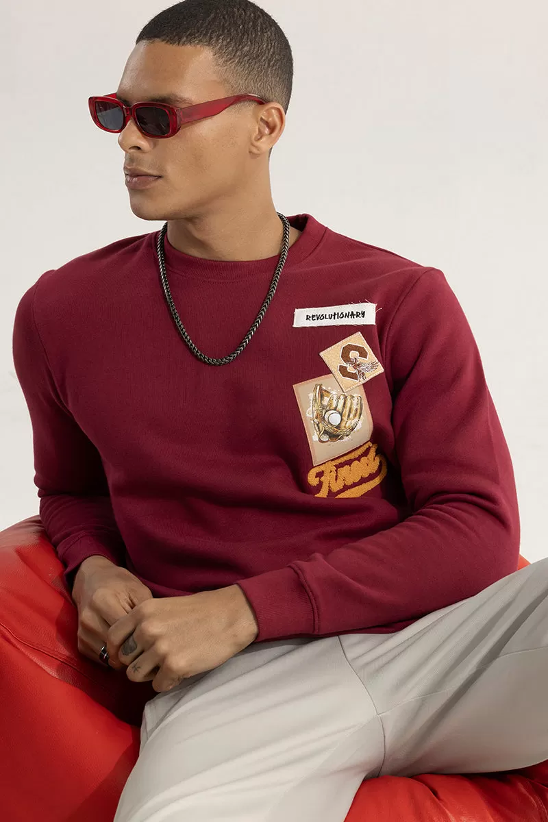 Finest Maroon Sweatshirt