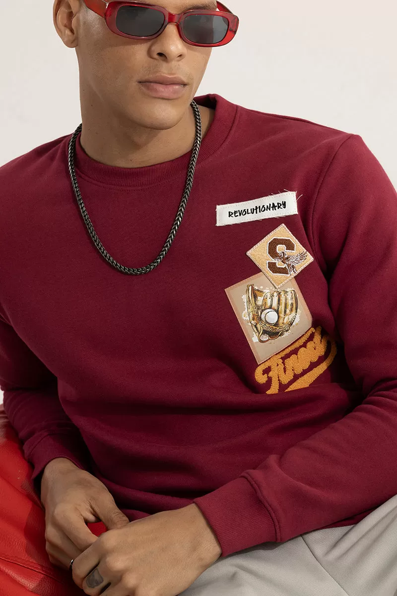 Finest Maroon Sweatshirt